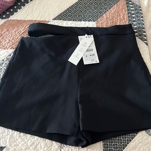 Black Zara shorts
